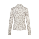 KLLarissa Damen Mesh Training Shirt Green Agave & Rainy Day