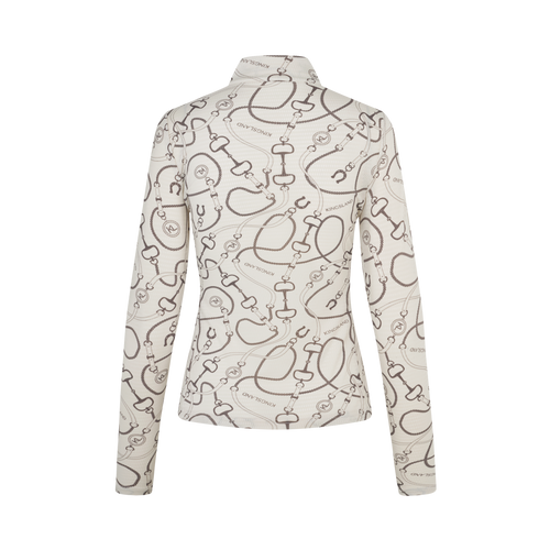 KLLarissa Damen Mesh Training Shirt Green Agave & Rainy Day