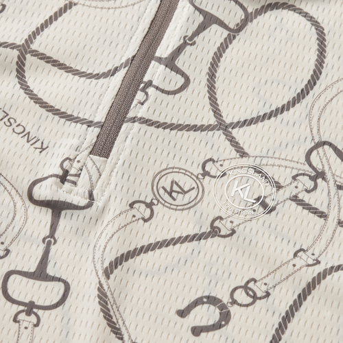 KLLarissa Damen Mesh Training Shirt Green Agave & Rainy Day