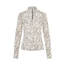 KLLarissa Damen Mesh Training Shirt Green Agave & Rainy Day