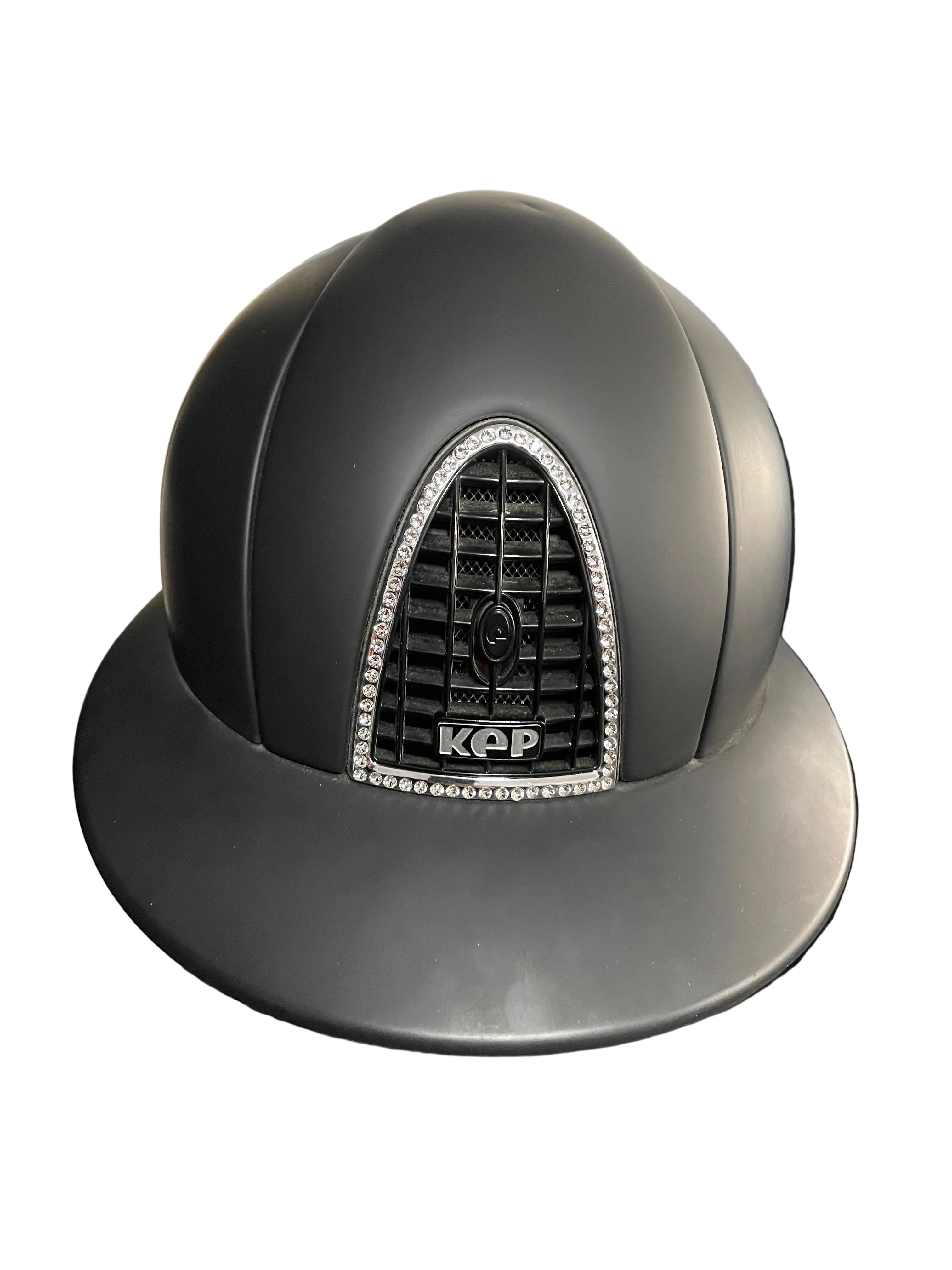 Kep Italia Cromo Textil 1.0 Polo Visier + Swarovski Schwarz M