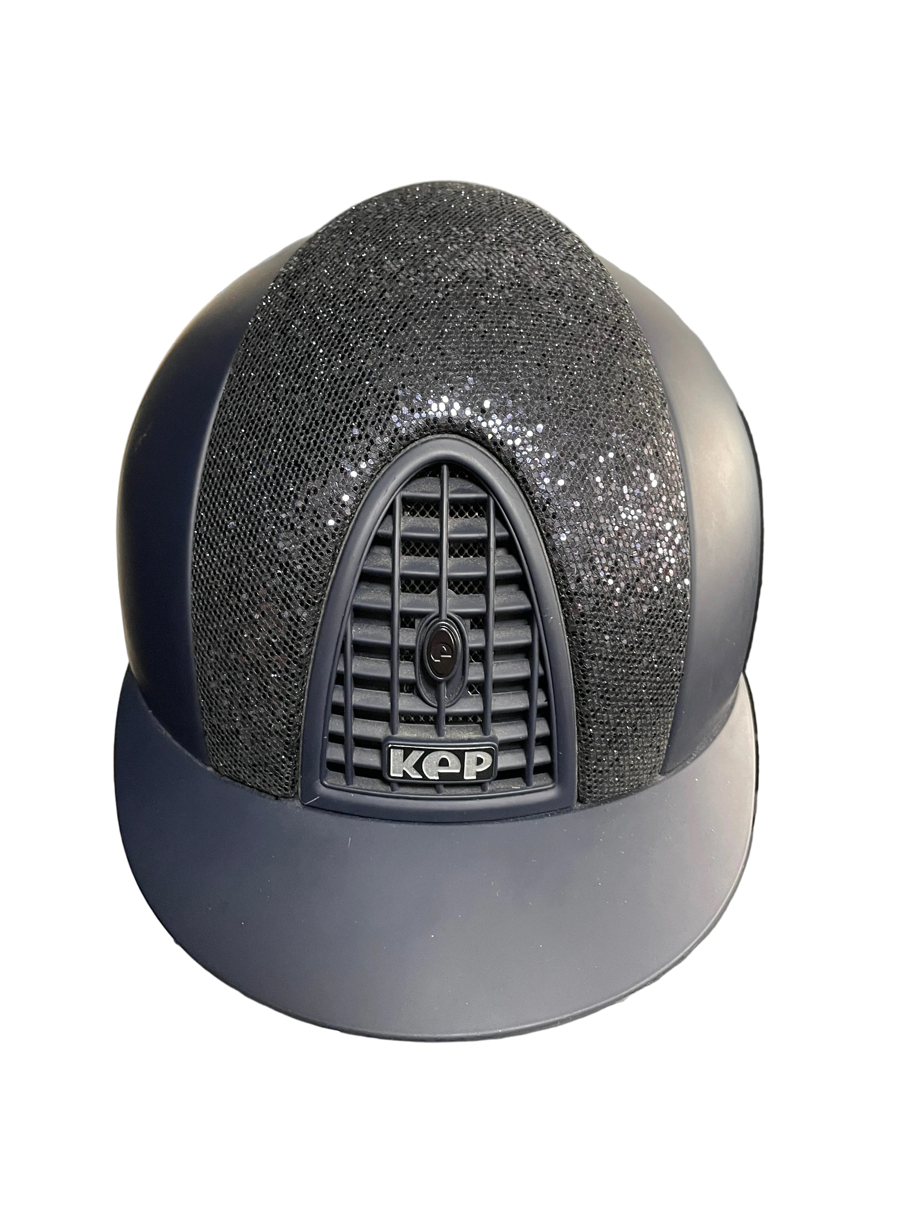 KEP Italia Reithelm Cromo Textil M Navy, Glitter Front Navy