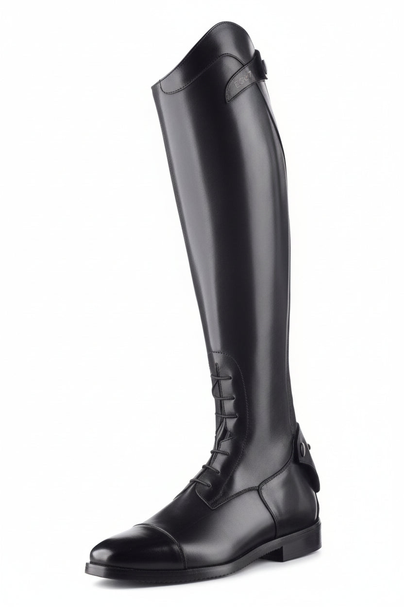 EGO7 Orion Reitstiefel Schwarz & Braun / Lederstiefel