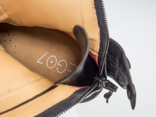 EGO7 Aries Reitstiefel Schwarz / Lederstiefel