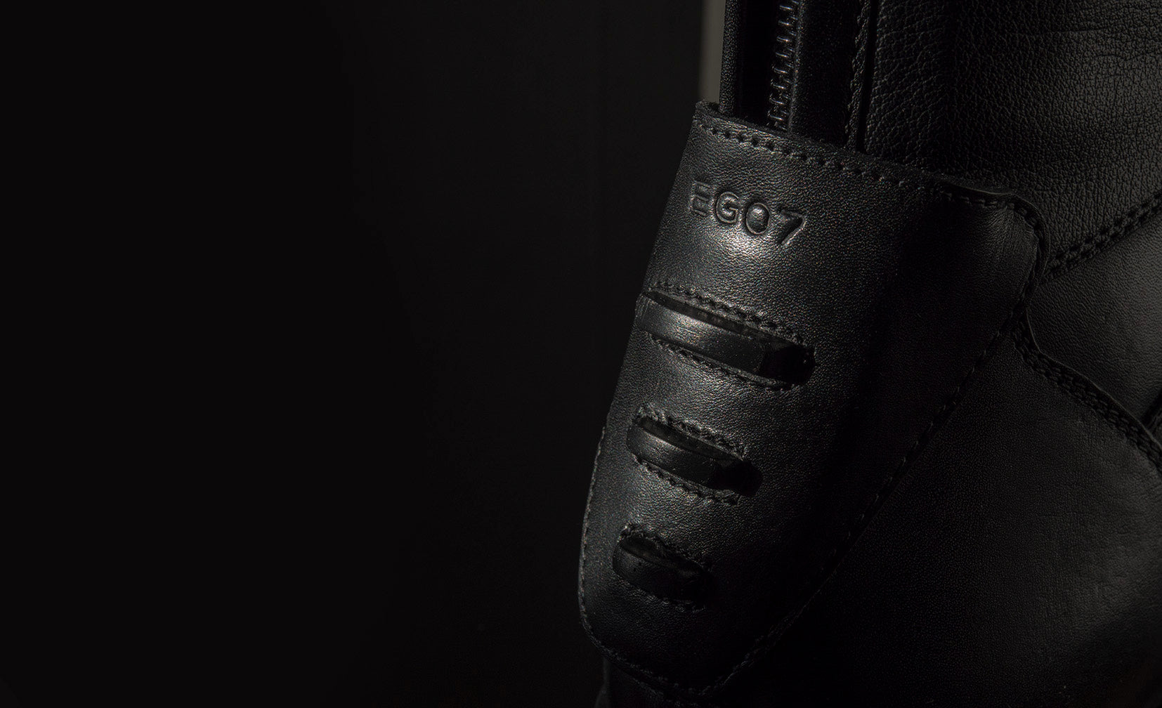 EGO7 Aries Reitstiefel Schwarz / Lederstiefel