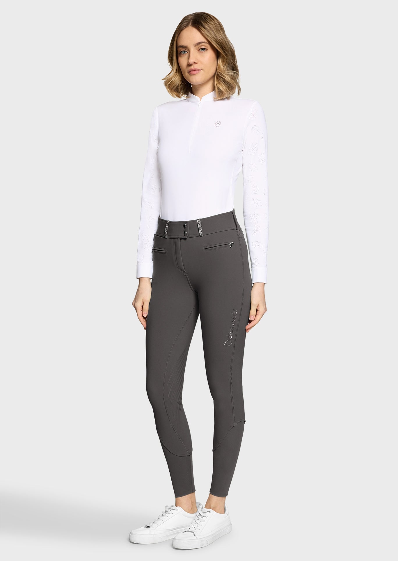 SAMSHIELD CLARANOCA DAMEN REITHOSE VOLL GRIP Magnet