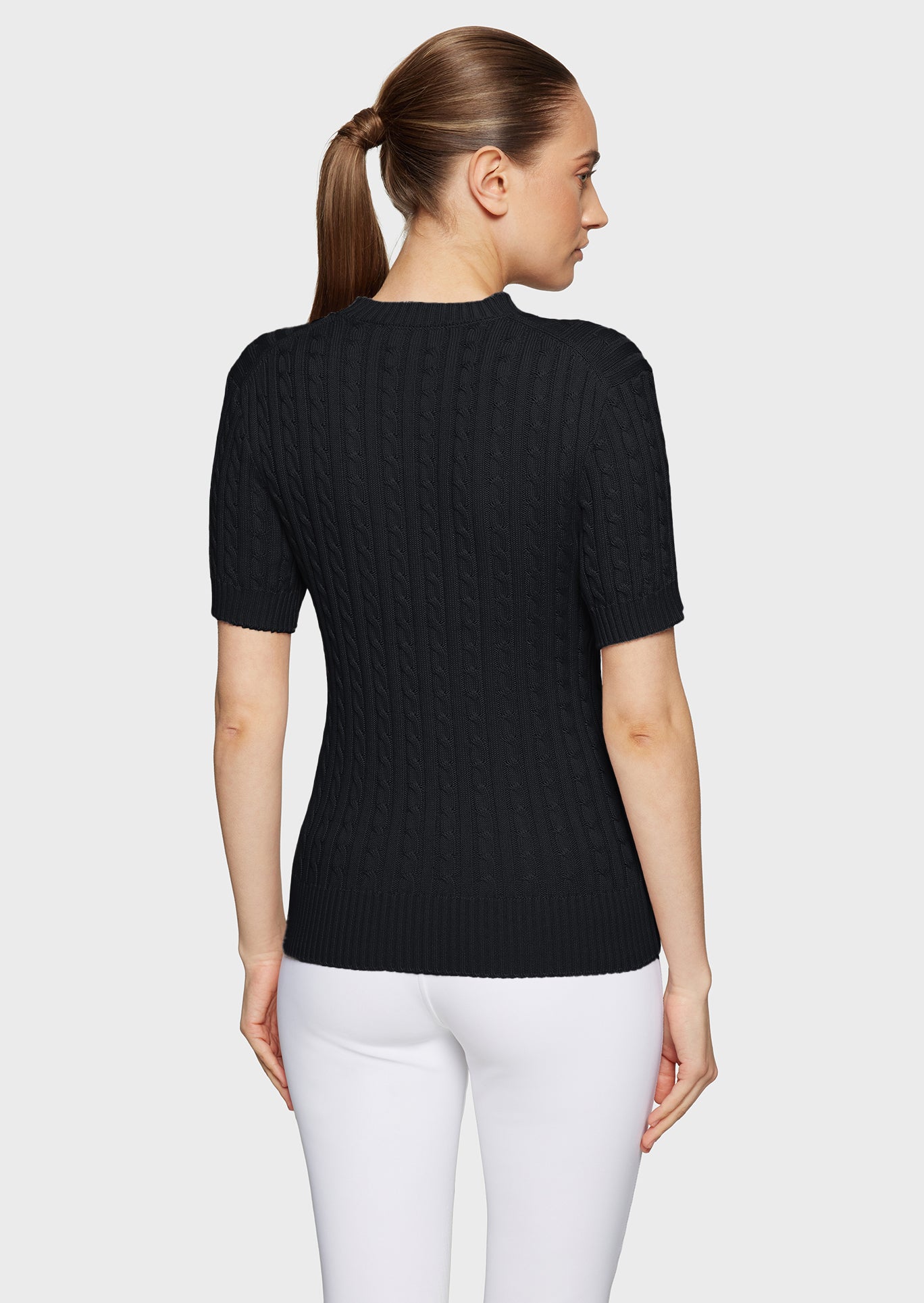 SAMSHIELD STRICKSHIRT LIDY  SS26 Schwarz