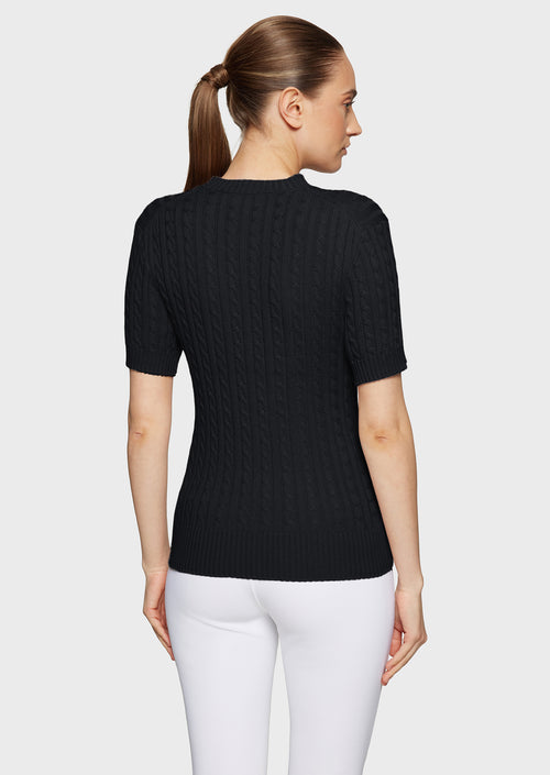 SAMSHIELD STRICKSHIRT LIDY  SS26 Schwarz