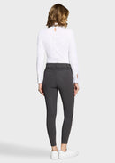 SAMSHIELD DAMEN OMEGA SPORT REITHOSE VOLL GRIP Weiß & Magnet