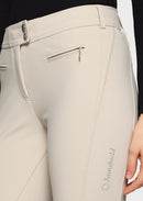 SAMSHIELD DAMEN OMEGA SPORT REITHOSE KNIE GRIP Weiß, Beige & Magnet