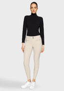 SAMSHIELD DAMEN OMEGA SPORT REITHOSE KNIE GRIP Weiß, Beige & Magnet