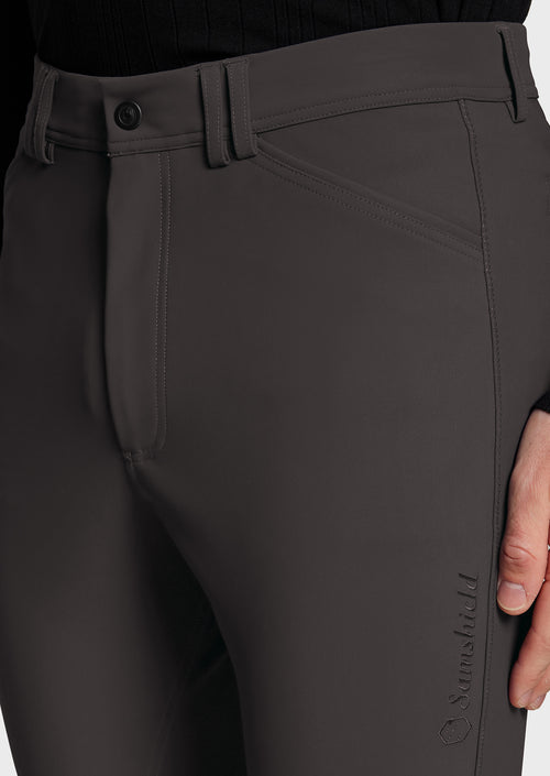 SAMSHIELD RAPHAEL HERREN REITHOSE KNIE GRIP Weiß & Magnet