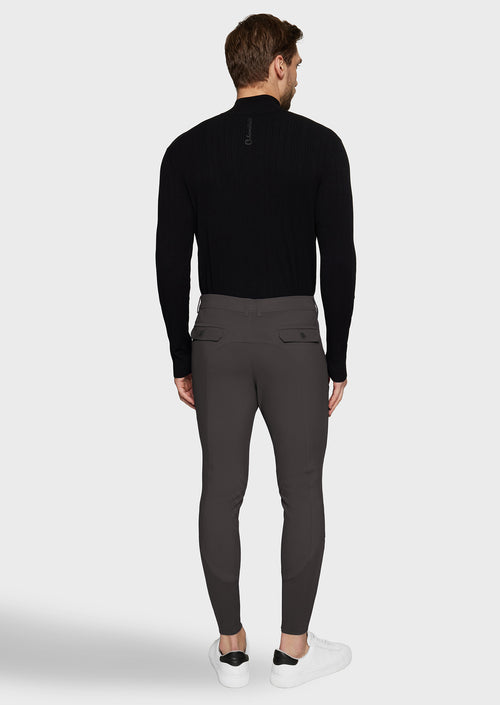 SAMSHIELD RAPHAEL HERREN REITHOSE KNIE GRIP Weiß & Magnet