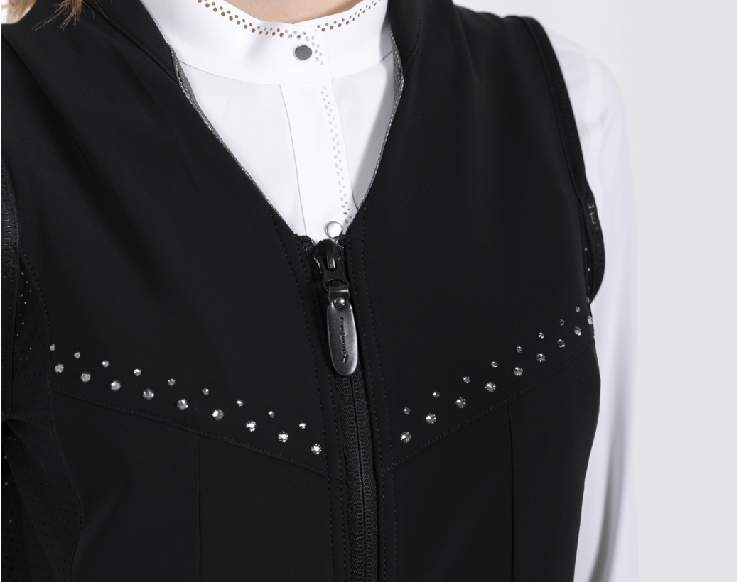 FREEJUMP Airbag Weste Crystal Schwarz