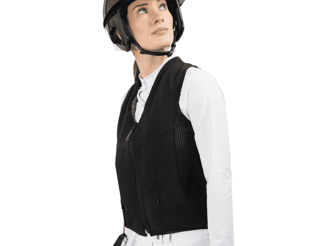 airbag statt fahrradhelm FREEJUMP Airbag Weste Schwarz – KSG Glässini Reitsport