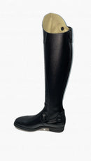 TUCCI Glässini Sofia Lack mit ETEX Reitstiefel (Verstärkung) Schwarz ohne Schnürung