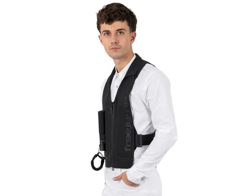 Freejump Airbagweste Damen,Herren & Kinder Airvest Plume, black