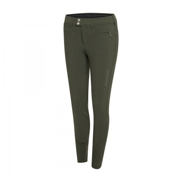 Samshield Damen Reithose Adele Avocado Ton in Ton Kniegrip