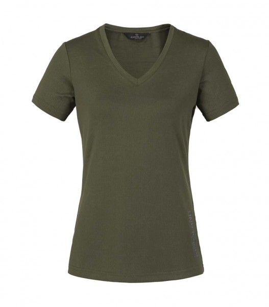 Kingsland KLwaylin T-Shirt mit V-Ausschnitt für Damen Olive