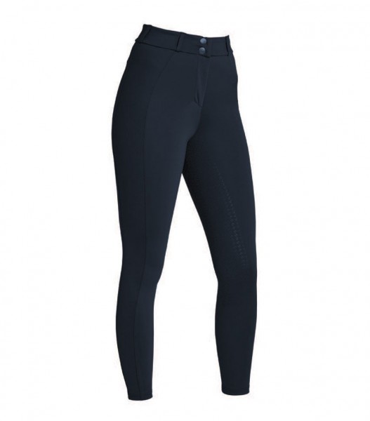 Kingsland KLkaya Voll Grip Reithose/ Reitleggins mit Bund Navy, Weiß und Grau