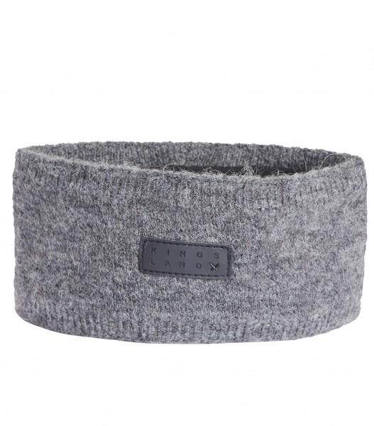 Kingsland Strickhaarband Damen Dark Grey und Brown Granite
