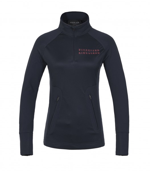 Kingsland KLoksana Trainingsshirt für Damen Burgundy und Navy