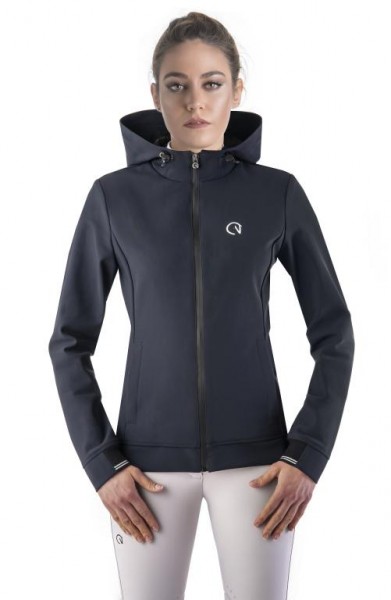 EGO7 Hoodie Damen Softshell Jacke Navy