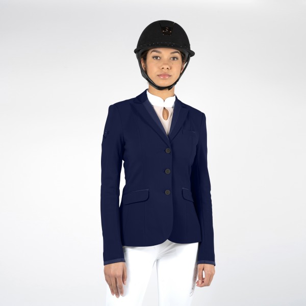 Samshield Damen Turnierjacket Louisa Matt Navy und Anthrazit