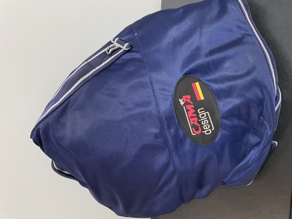 Cama Decke mit Kreuzbegurtung Blau