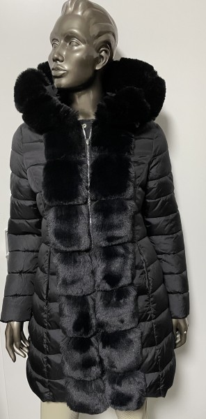 Glässini Wendejacke Winter Schwarz und Grau