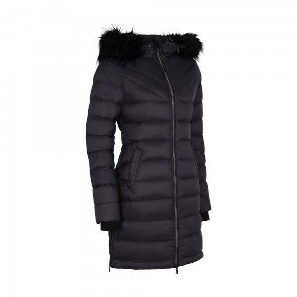 Samshield EVEREST Damen lange Daunenjacke Dark Shadow