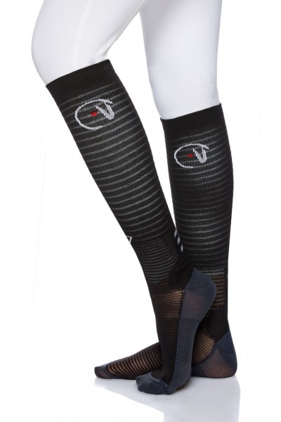 EGO7 Air Socken Schwarz/Schwarz