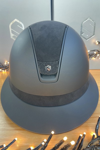 Samshield 2.0 MissShield Shadow Matt Top Alcantara mit Crystal Logo/ Front Band Alcantara/ Blazon Cr