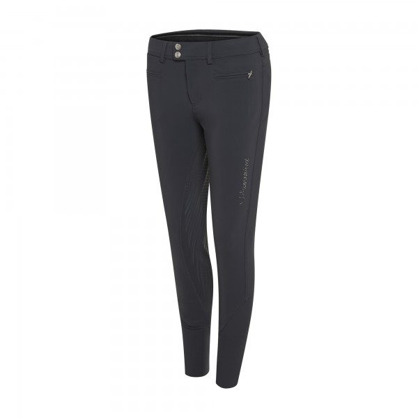Samshield Damen Reithose Diane Dark Shadow Ton in Ton Vollgrip