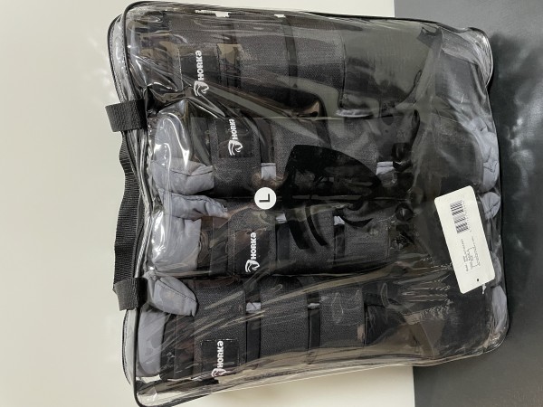 Cama Transportgamaschen mit abnehmbaren Schoner, extra waschen Schwarz/Grau